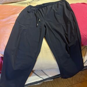 navy size large fabletics joggers